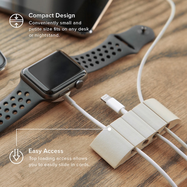 Cable Station & Mini Desktop Wire Organizer